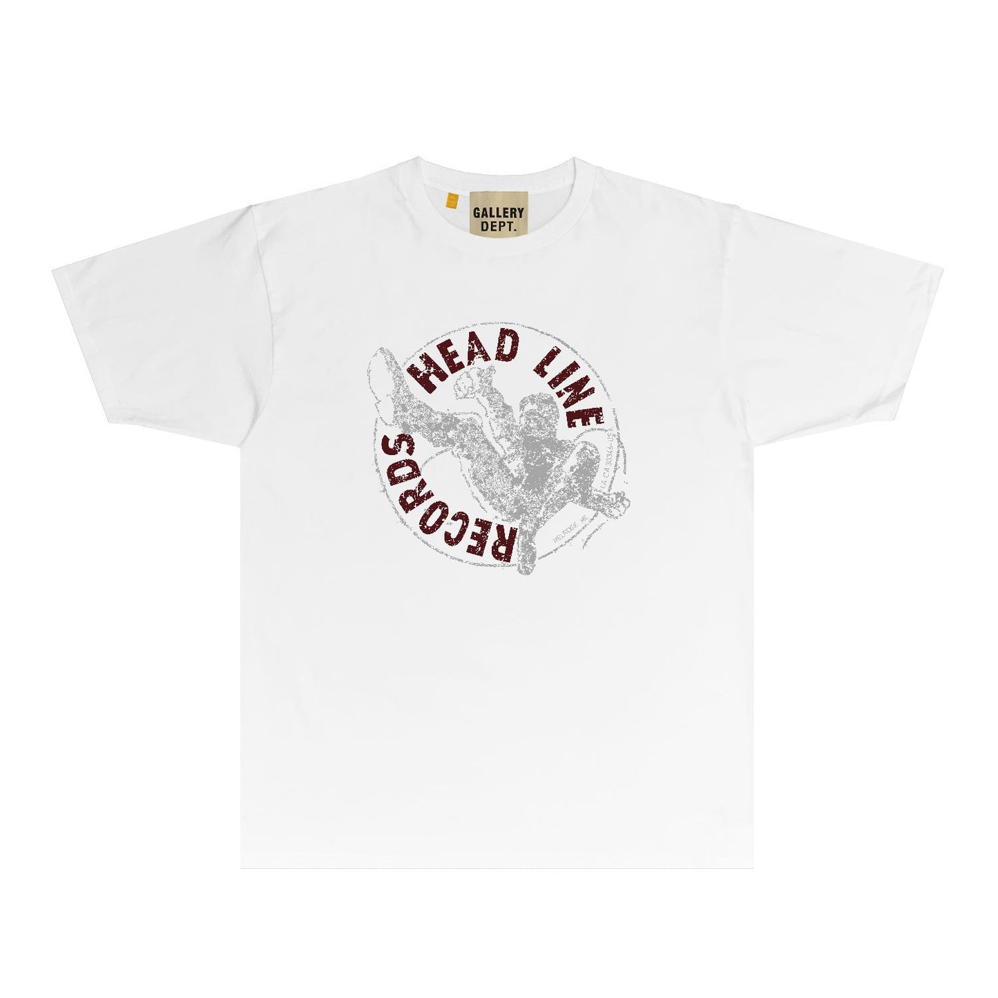 Gallery Dept T Shirt Retro Printed Loose Short-Sleeved Shirt