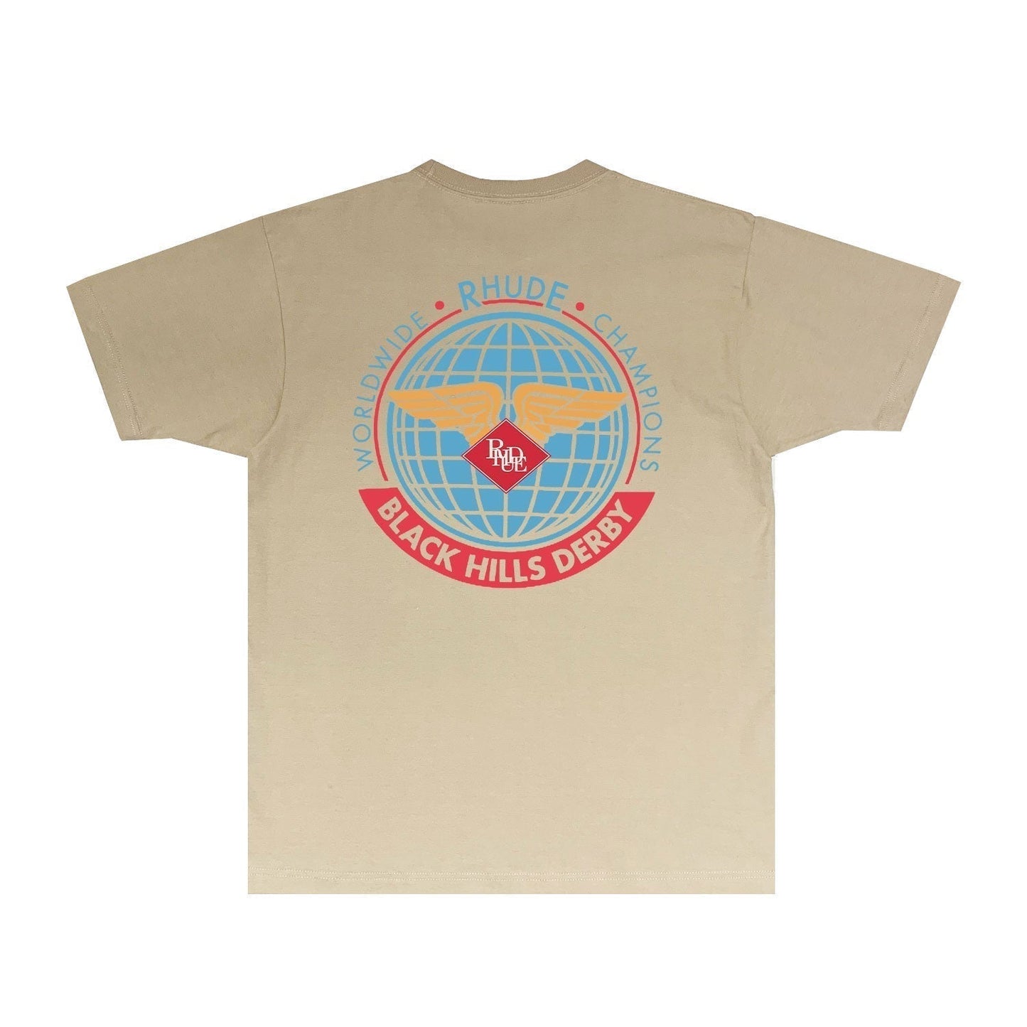 Rhude T-shirts Printed Trendy Pure Cotton