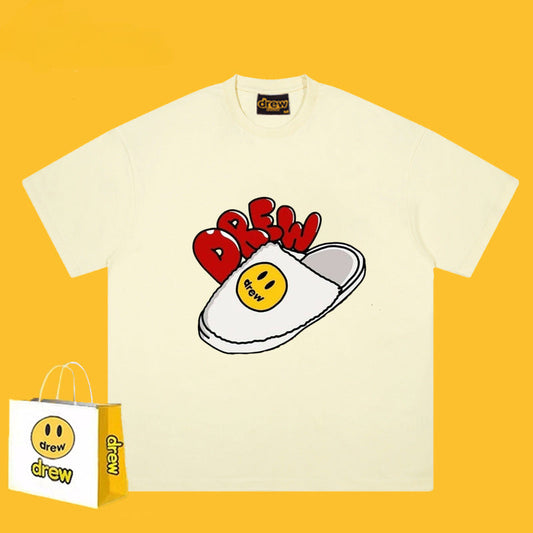 Drew T-shirts Graffiti Fashion Brand Printing T-shirt
