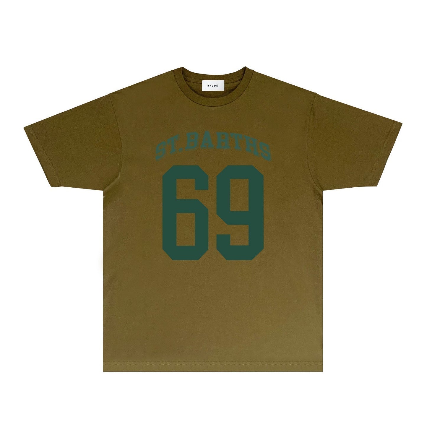 Rhude T-shirts Printed Trendy Pure Cotton