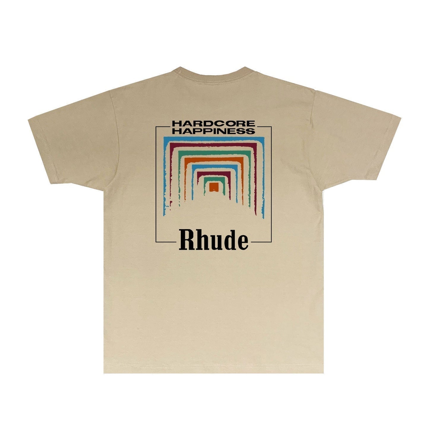 Rhude T-shirts Printed Trendy Pure Cotton