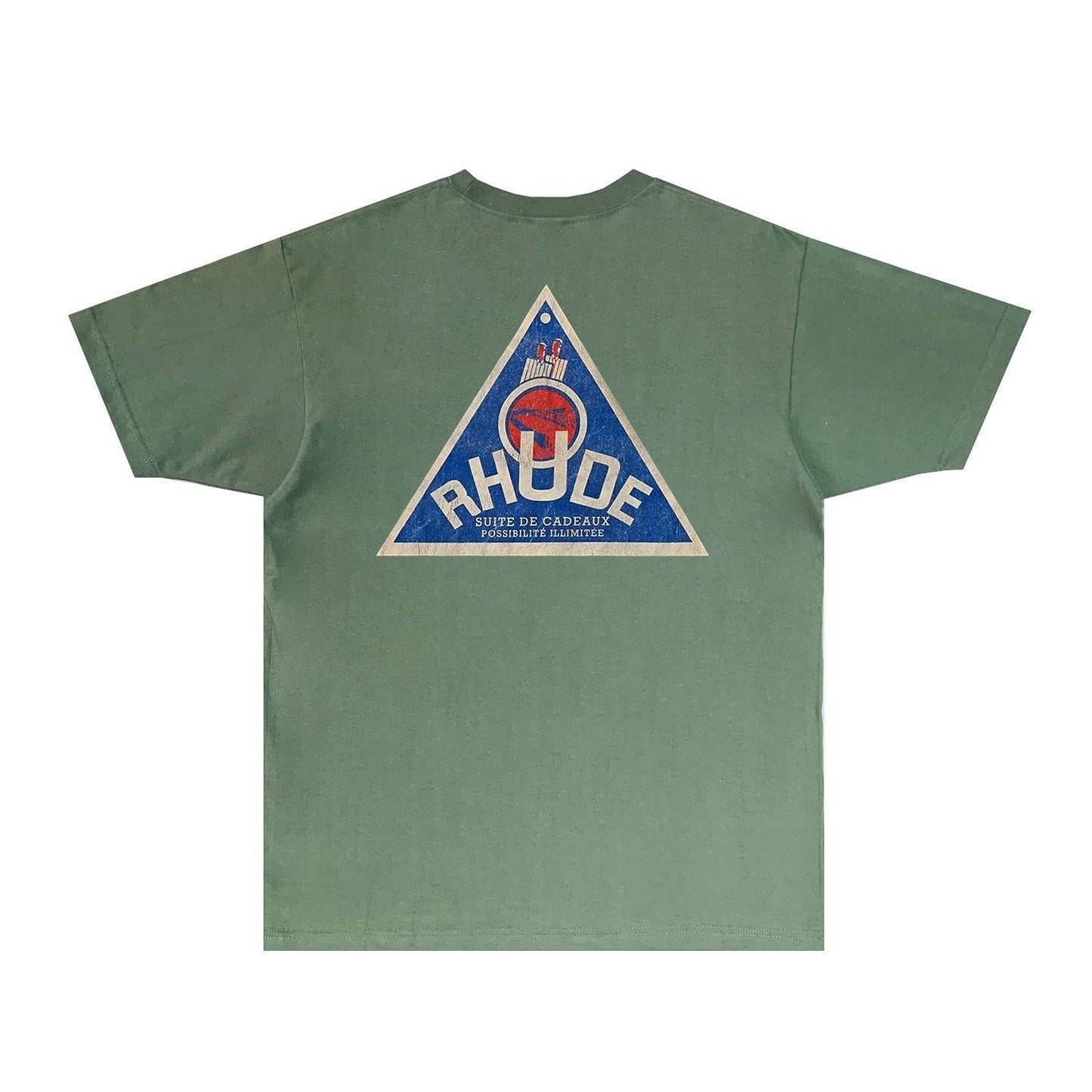 Rhude T-shirts Printed Trendy Pure Cotton