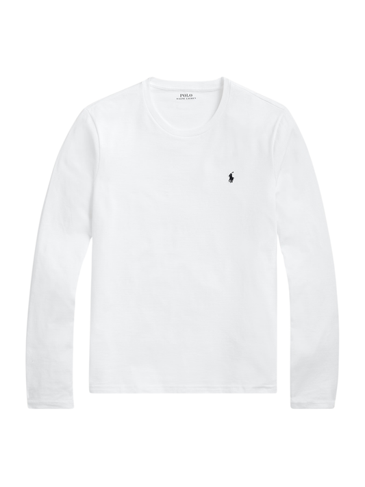 RALPH LAUREN Cotton Jersey Sleep Shirt White