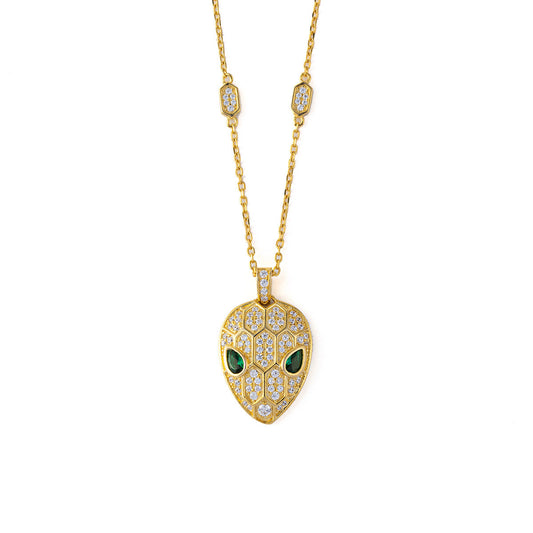 Bvlgari Serpenti Pendant Cubic Zirconia Necklace - 55221