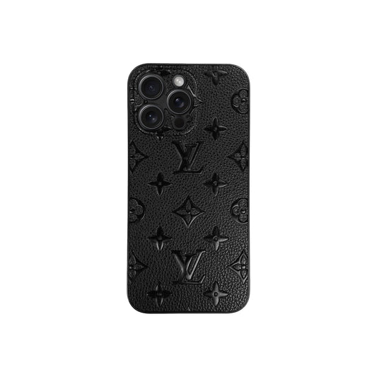 Black LV Custom Side iPhone Case
