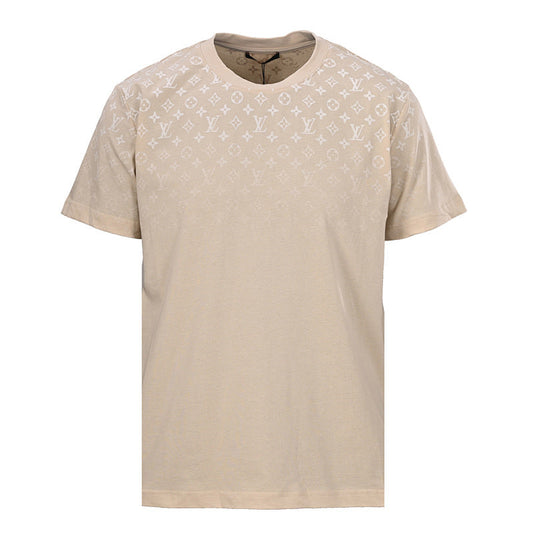 Louis Vuitton Gradient Shoulder-Letter Short-Sleeve T-Shirt