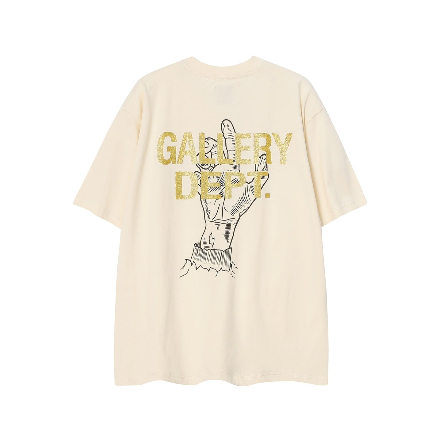 Gallery Dept T Shirts Short Sleeve Los Angeles Gallery Dept Male and Female Couples Wear Loose BF