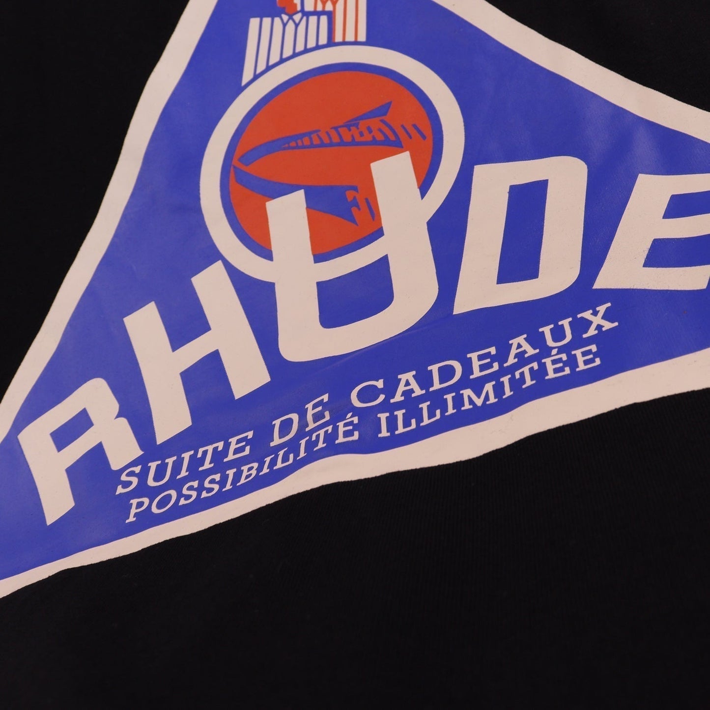 Rhude T-shirt Micro Label Alphabet Slogan Pattern Printed Short Sleeve T-shirt