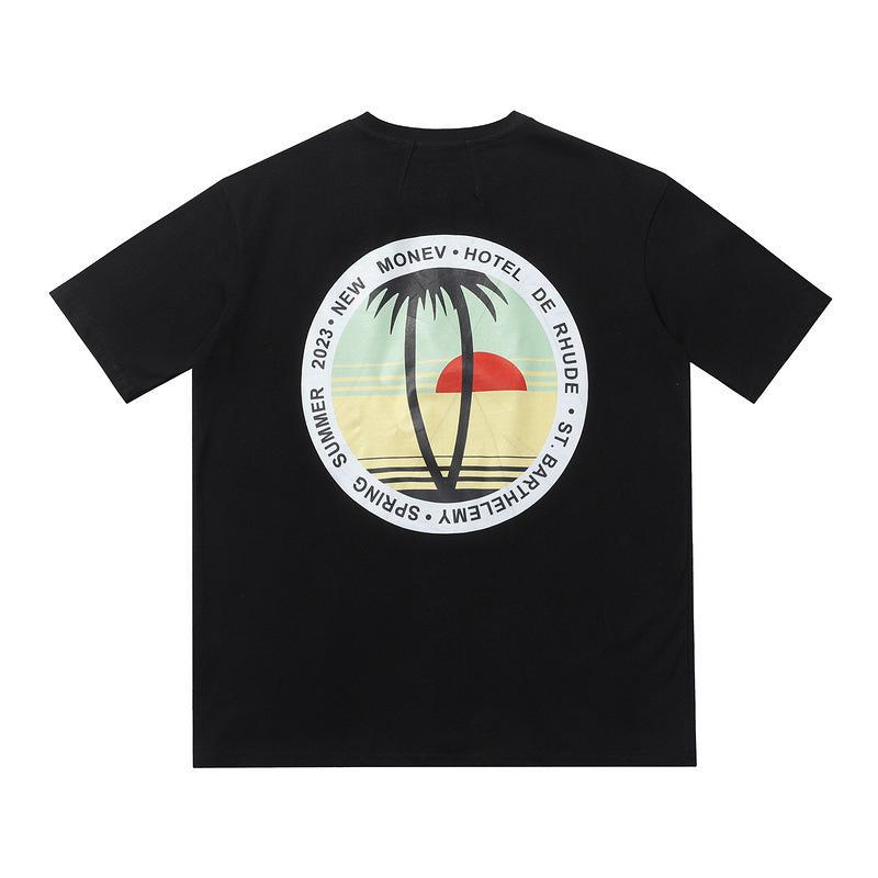 Rhude T-shirt Geometric Print Short Sleeve T-shirt