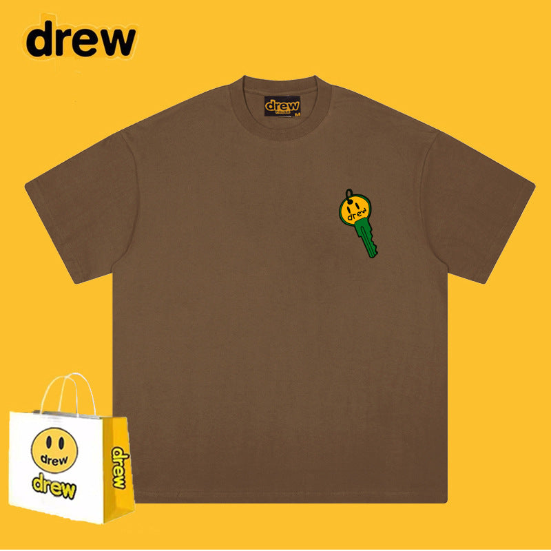 Drew T-shirts Short-Sleeved T-shirt Smiley Face
