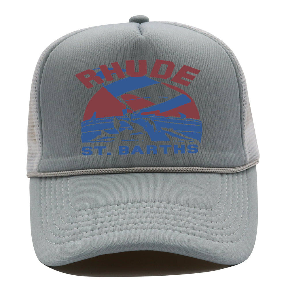 Rhude Hat Retro Outdoor Shade Baseball Net Cap