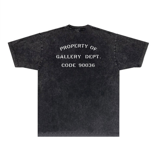 Gallery Dept T Shirts Tee Shirt Washed and Worn Short Sleeve T-shirt Blouse