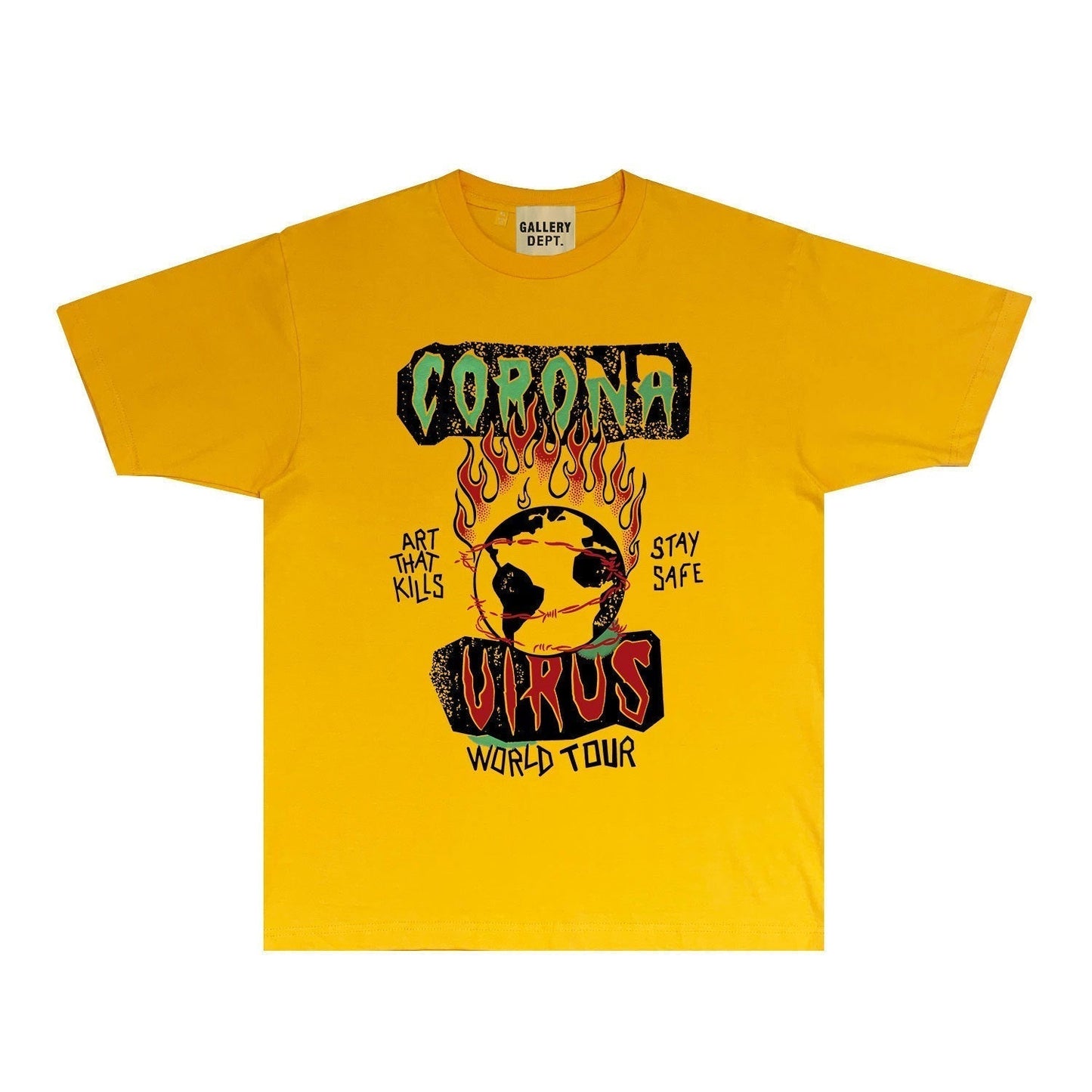 Gallery Dept T Shirts European And American Tee Shirt Short Sleeve T-Shirt Blouse