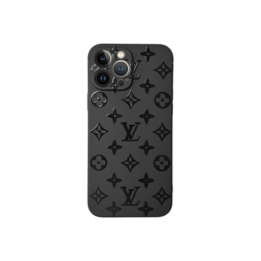 Black LV iPhone Case