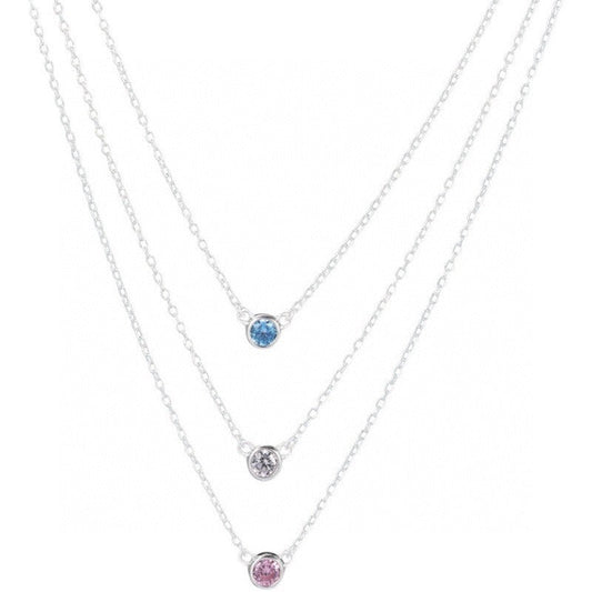 Tiffany Elsa Peretti Series Single Cubic Zirconia Simple Necklace