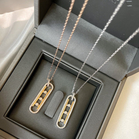 Messika Move 10th PM Cubic Zirconia Necklace