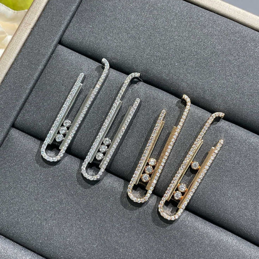Messika Move 10th PM Earrings Cubic Zirconia