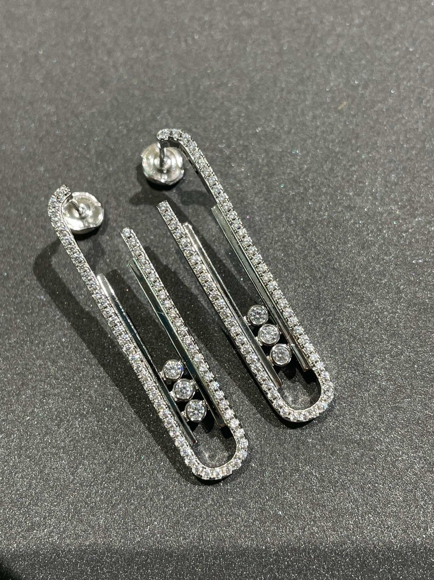 Messika Move 10th PM Earrings Cubic Zirconia