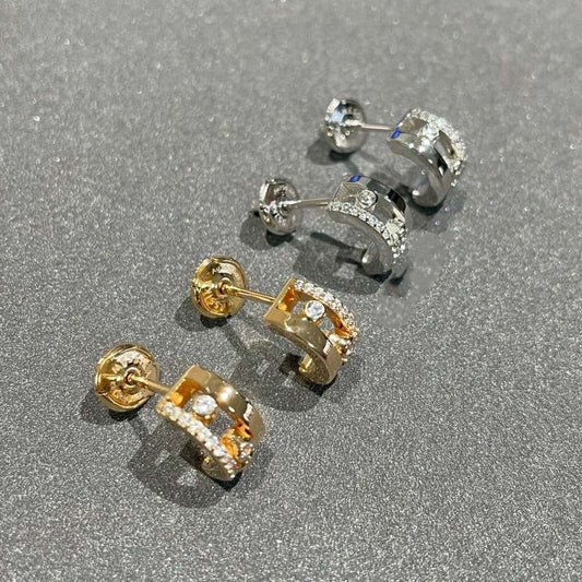 Messika Move Romane Earrings Cubic Zirconia