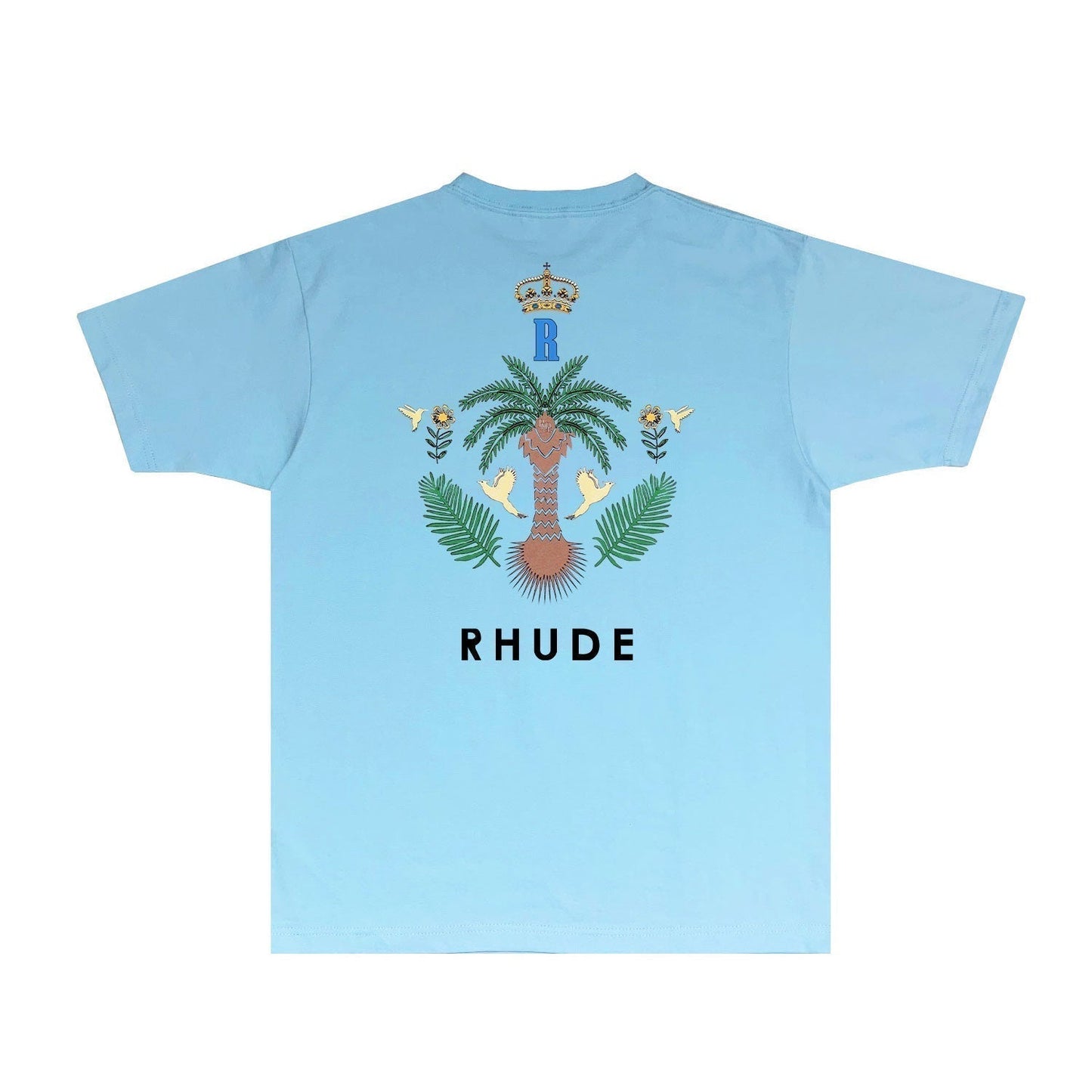 Rhude T-shirts Printed Trendy Pure Cotton