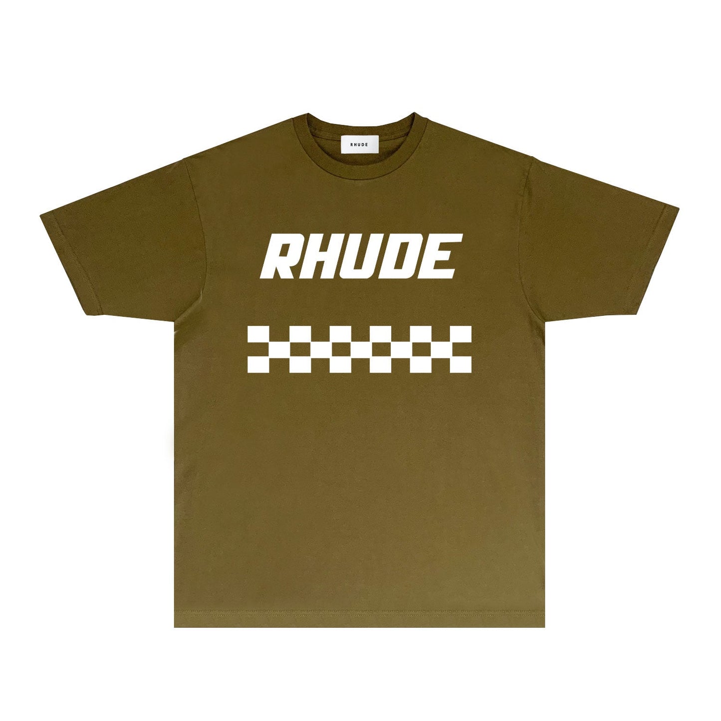 Rhude T-shirts Printed Trendy Pure Cotton