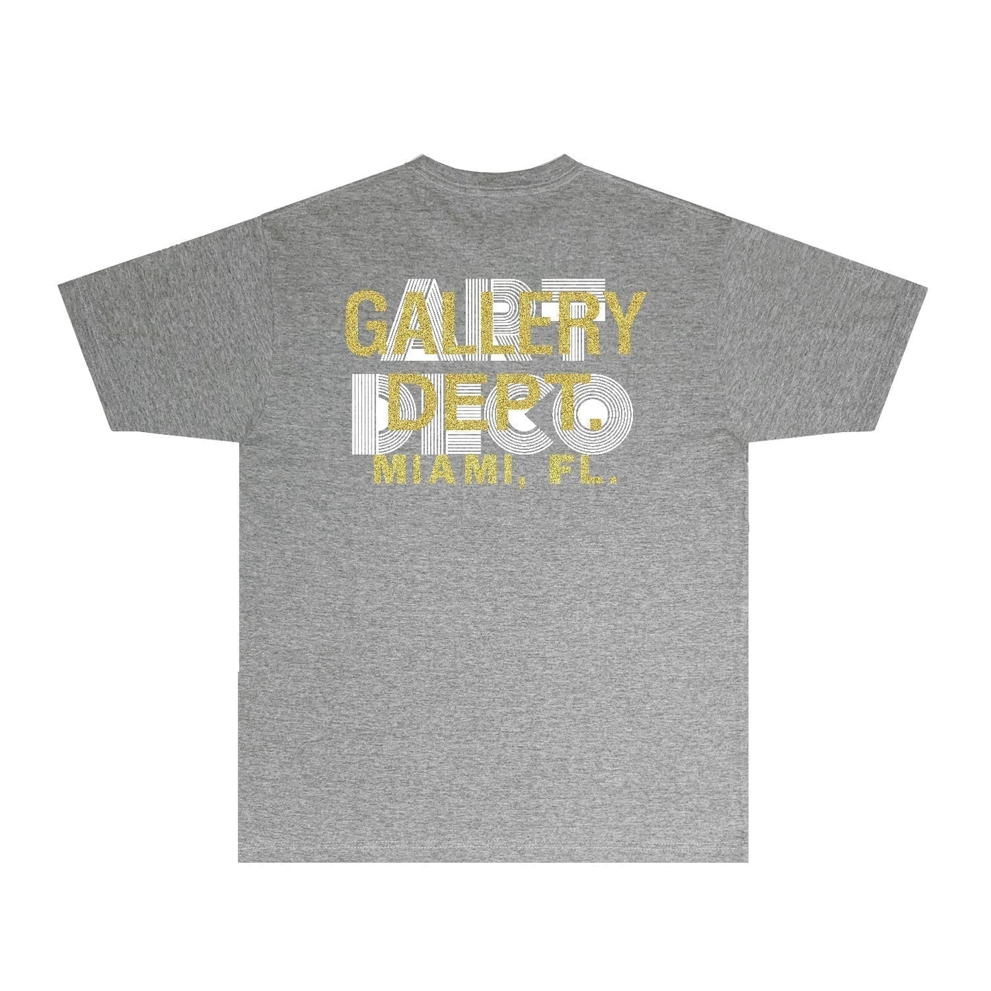 Gallery Dept T Shirt Retro Printed Loose Short-Sleeved Shirt