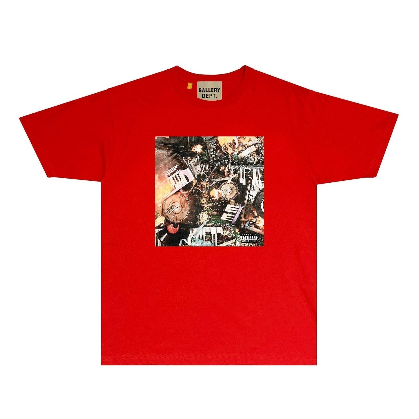 Gallery Dept T Shirt Retro Printed Loose Short-Sleeved Shirt