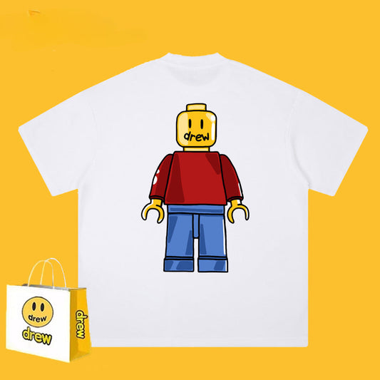 Drew T-shirts Smiley Face Short Sleeve