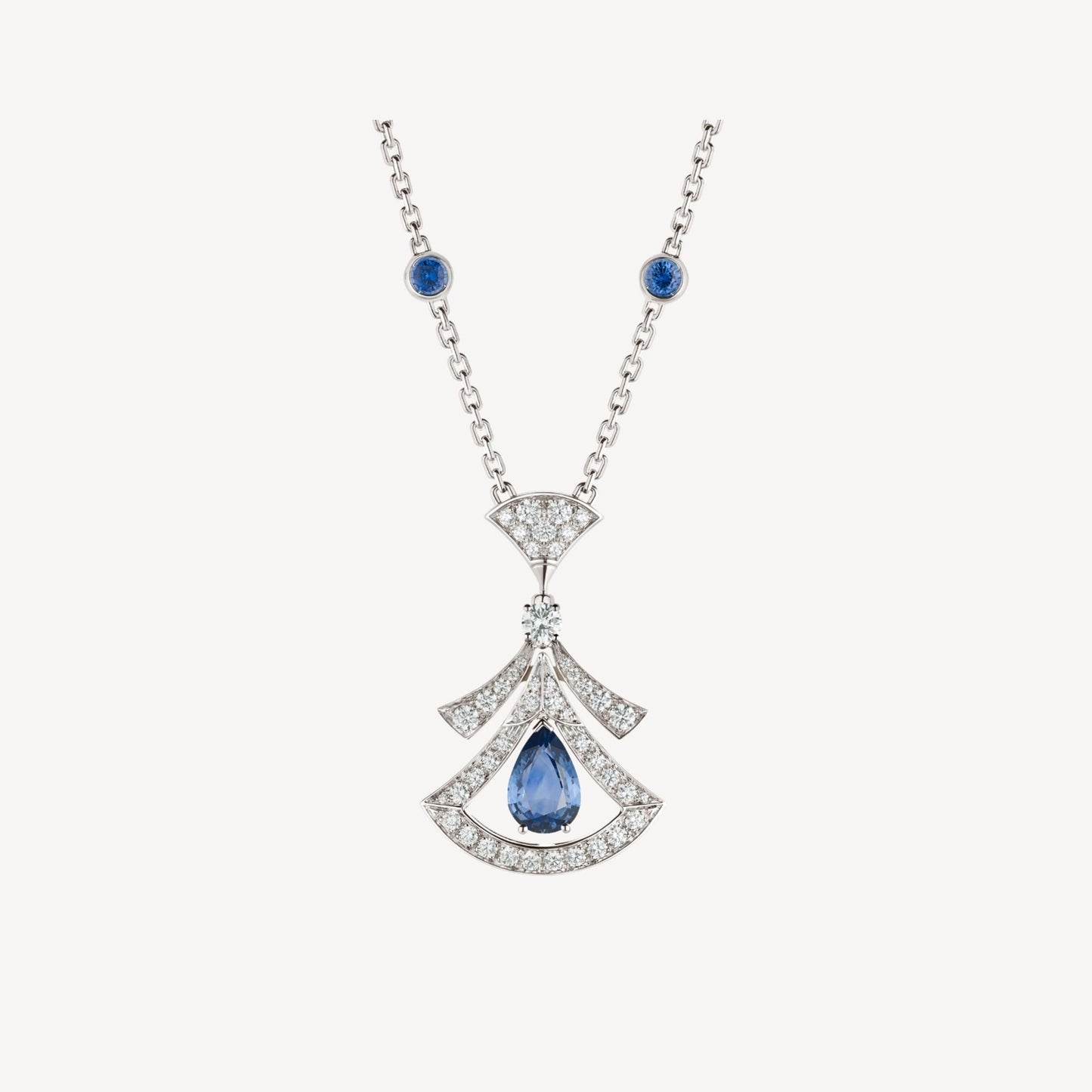 Bvlgari Dream Necklace Agate Cubic Zirconia Silver