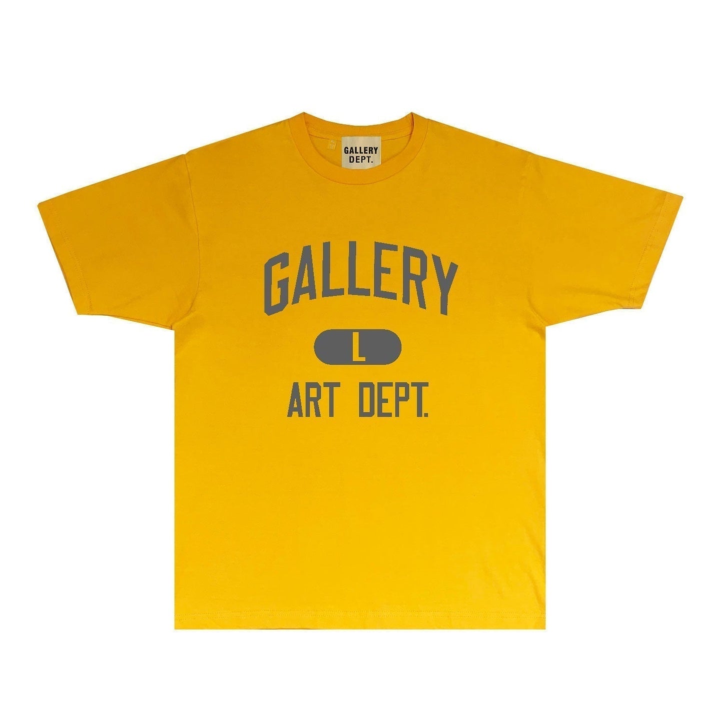 Gallery Dept T Shirt Retro Printed Loose Short-Sleeved Shirt