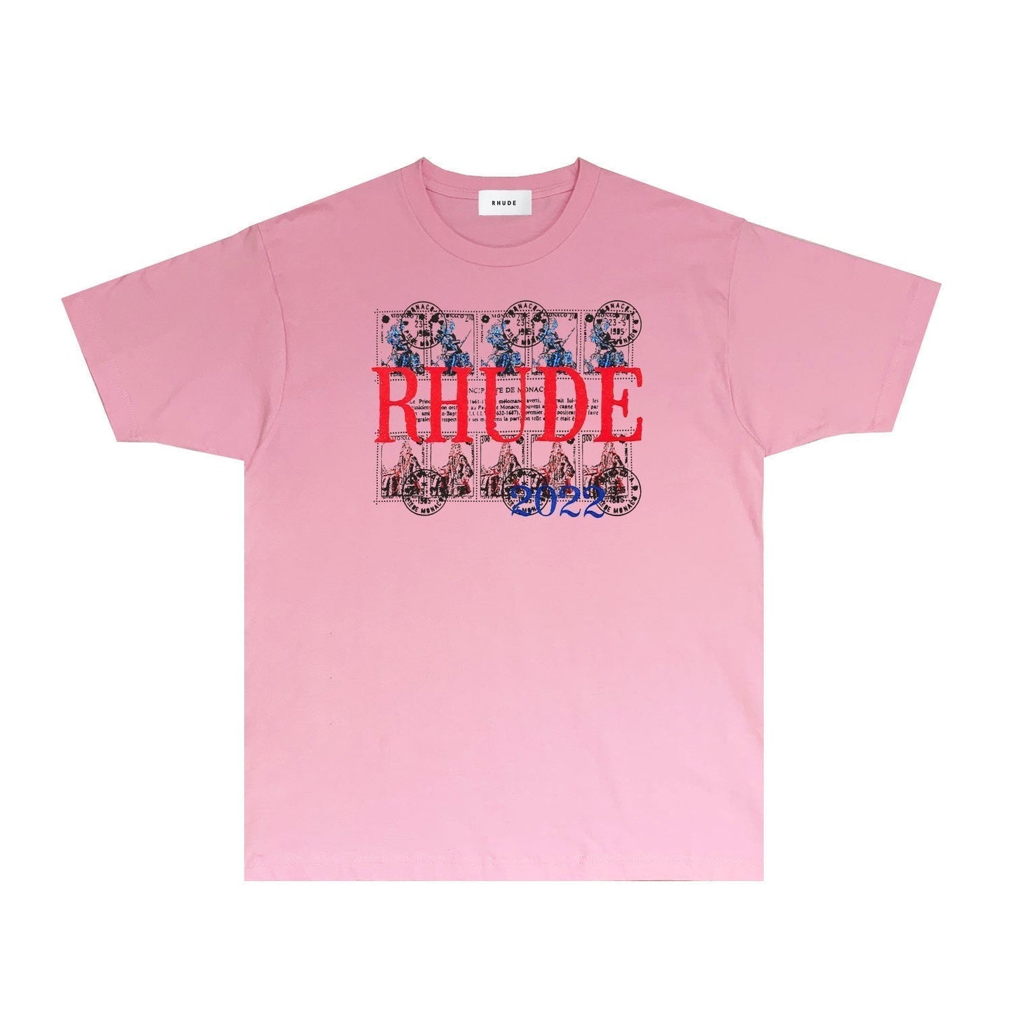 Rhude T-shirts Printed Trendy Pure Cotton