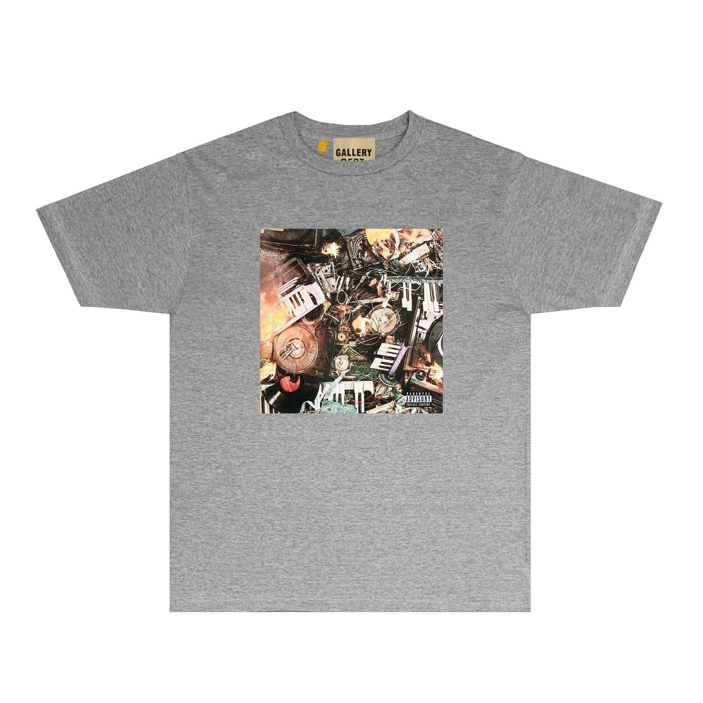 Gallery Dept T Shirt Retro Printed Loose Short-Sleeved Shirt