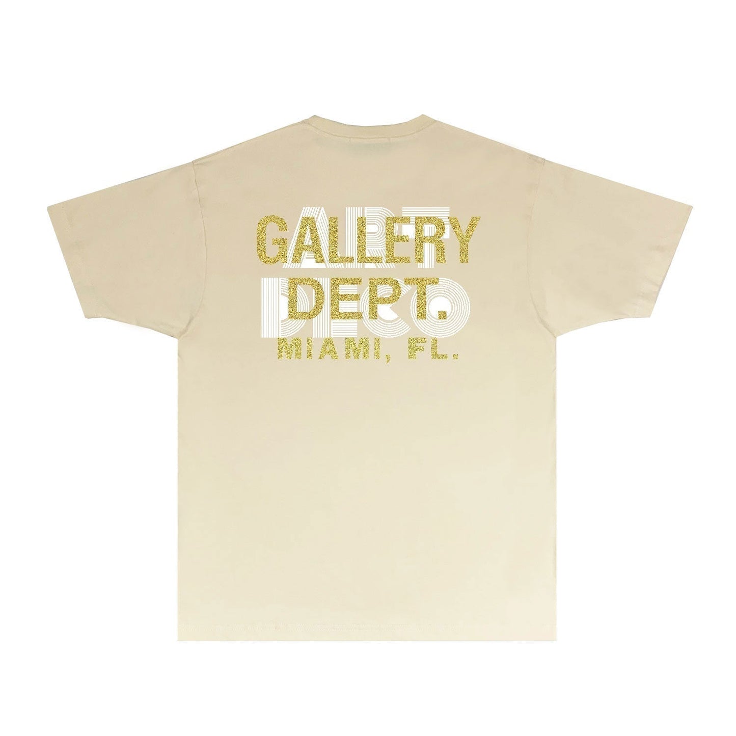Gallery Dept T Shirt Retro Printed Loose Short-Sleeved Shirt