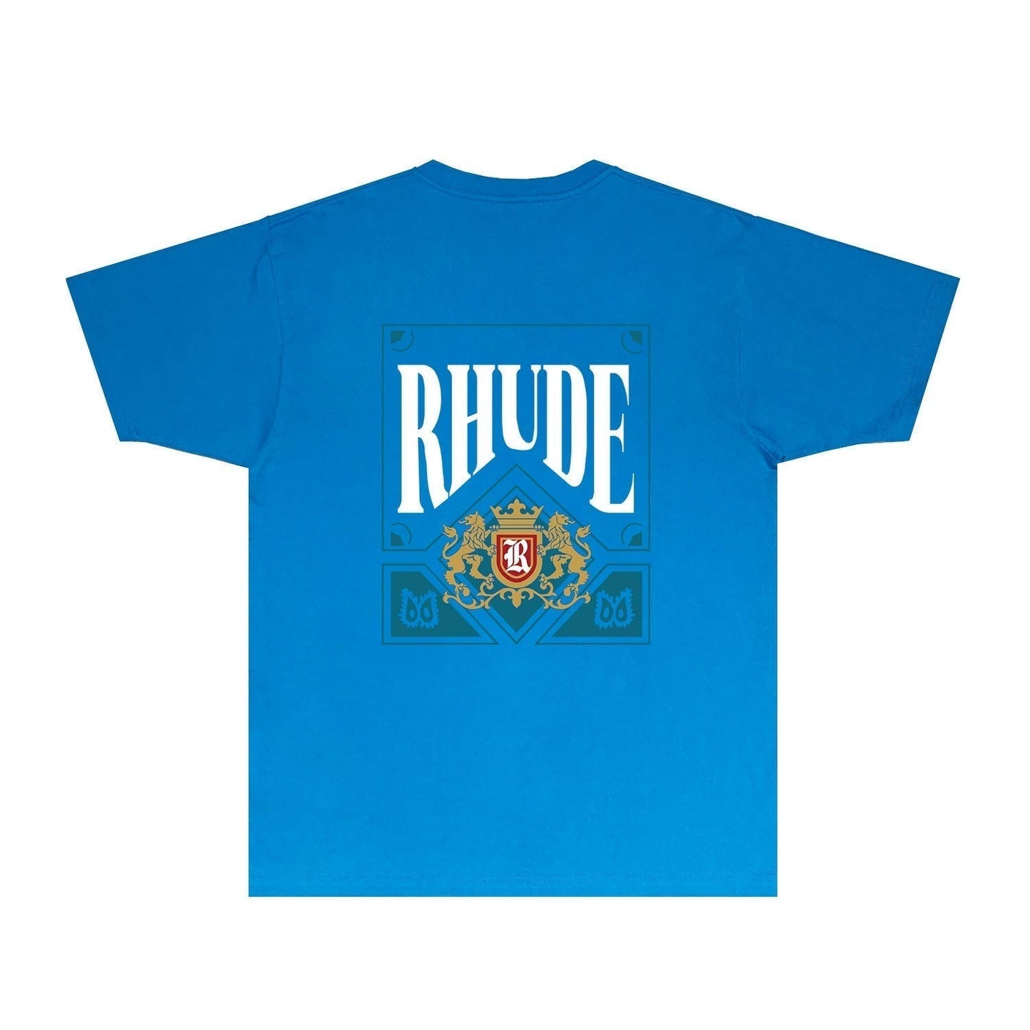 Rhude T-shirts Printed Trendy Pure Cotton