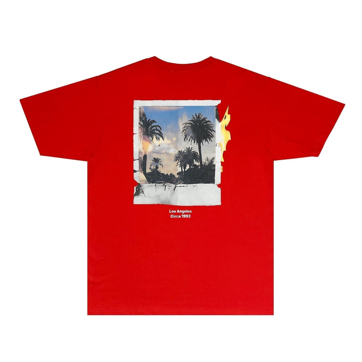 Gallery Dept T Shirt Retro Printed Loose Short-Sleeved Shirt