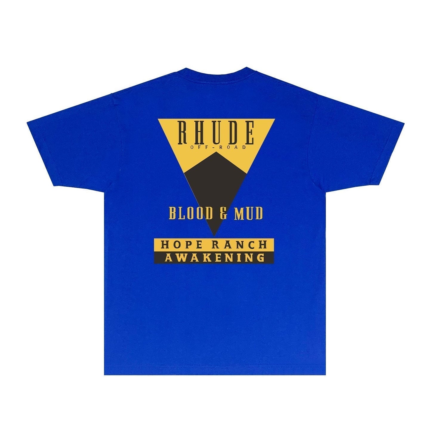 Rhude T-shirts Printed Trendy Pure Cotton