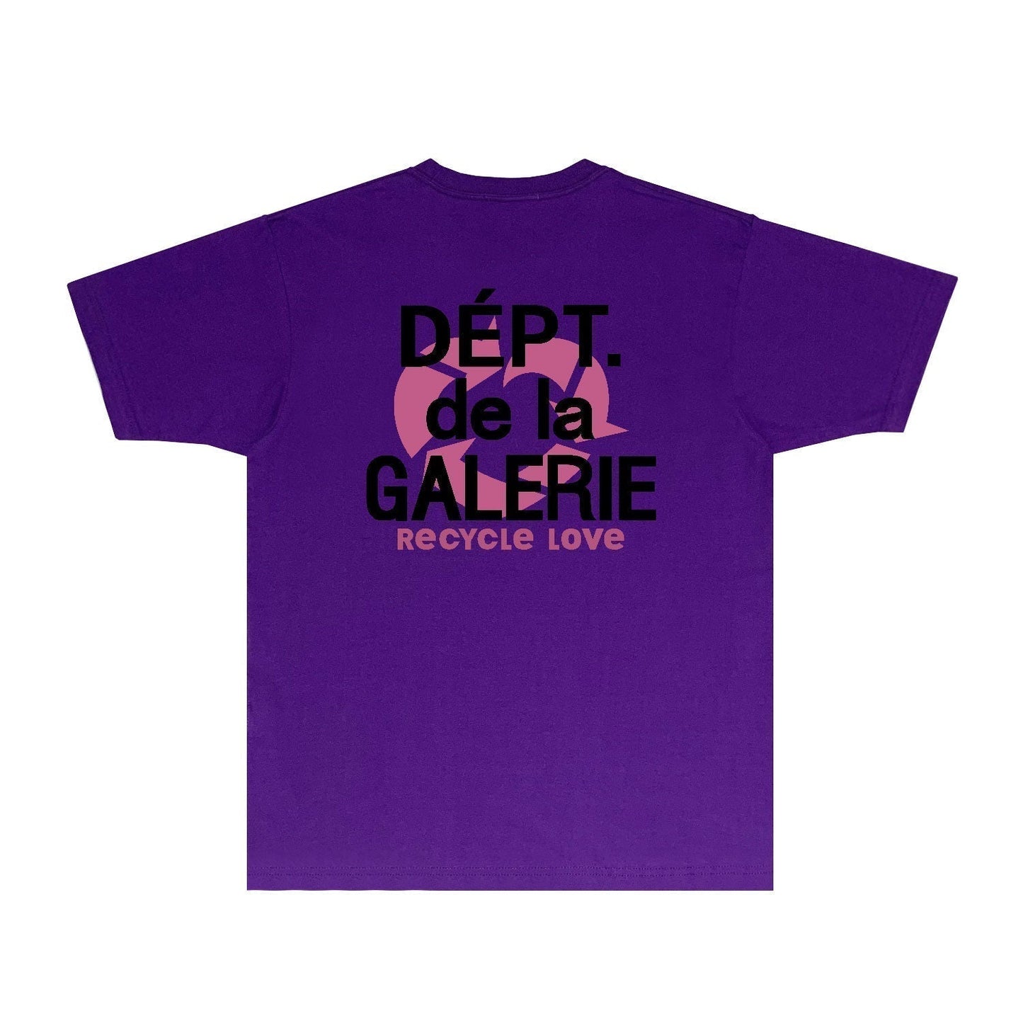 Gallery Dept T Shirt Retro Printed Loose Short-Sleeved Shirt