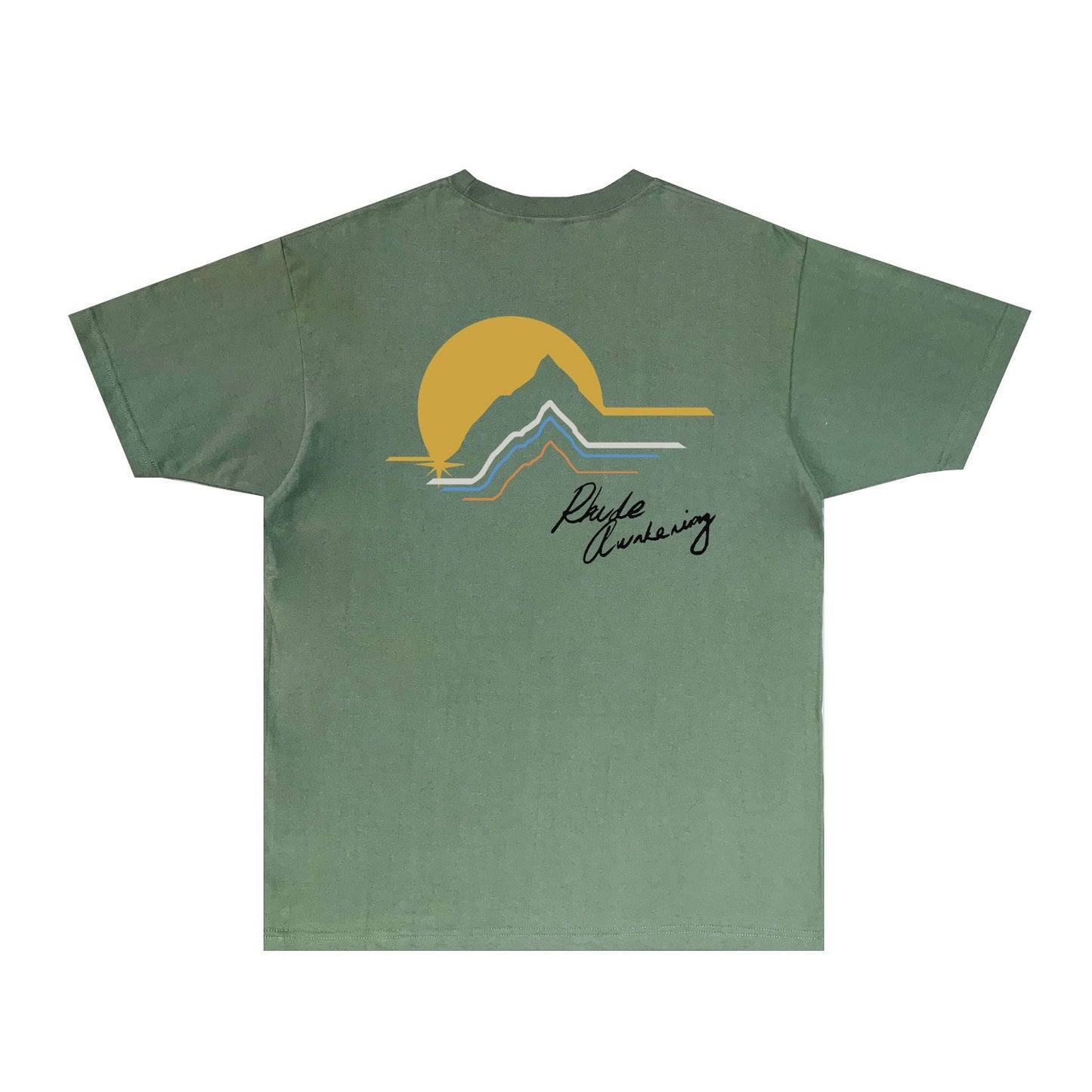 Rhude T-shirts Printed Trendy Pure Cotton