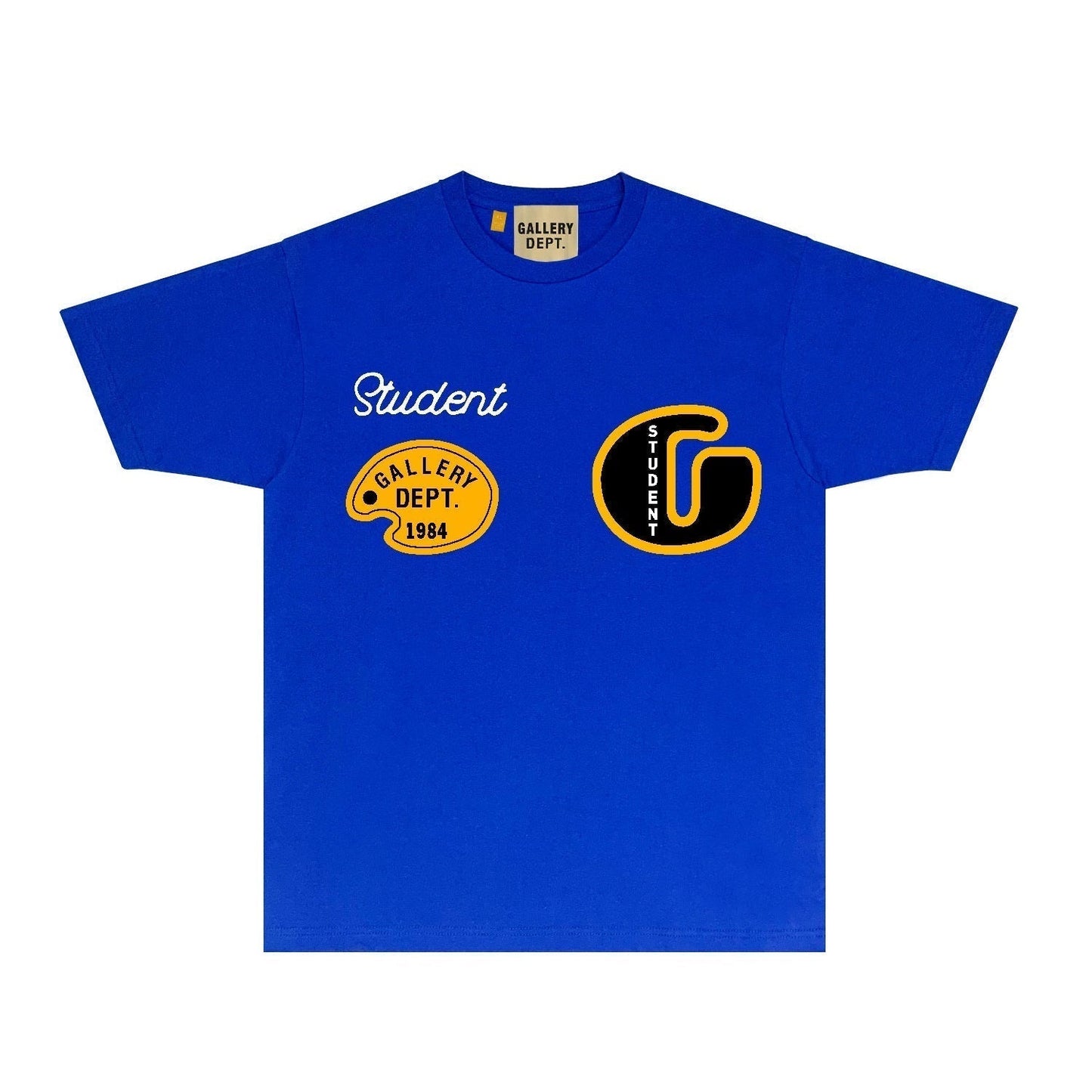 Gallery Dept T Shirt Retro Printed Loose Short-Sleeved Shirt
