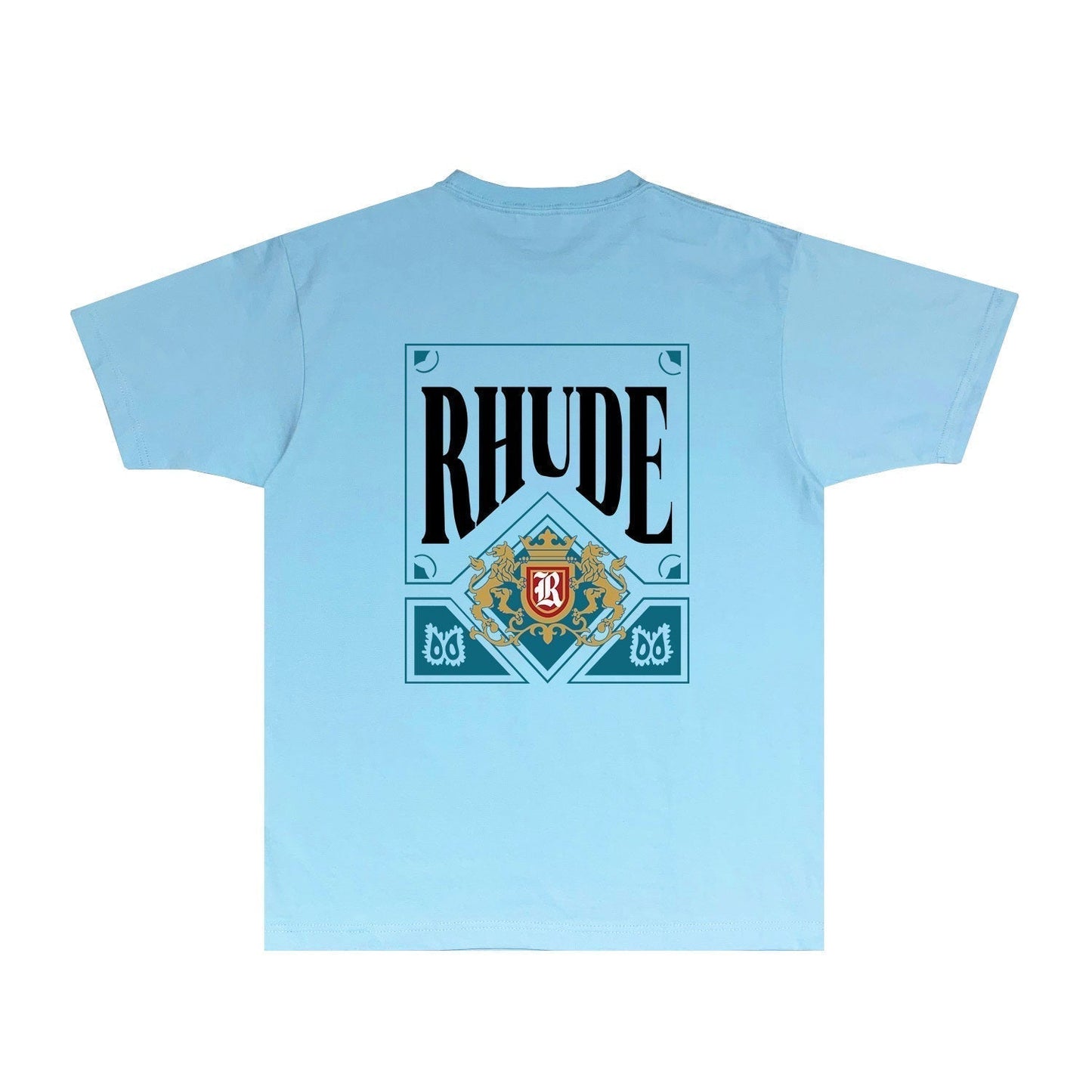 Rhude T-shirts Printed Trendy Pure Cotton
