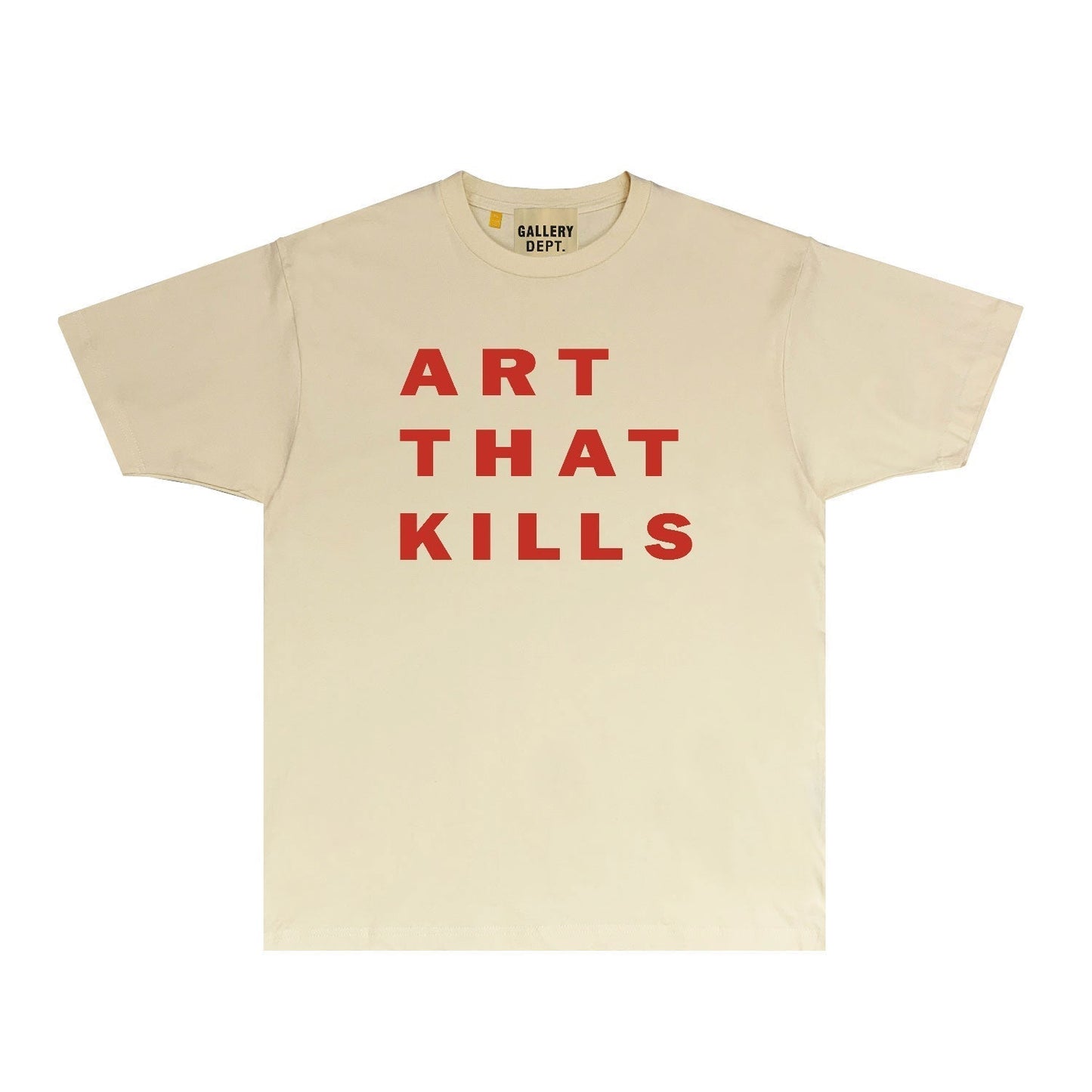 Gallery Dept T Shirt Retro Printed Loose Short-Sleeved Shirt