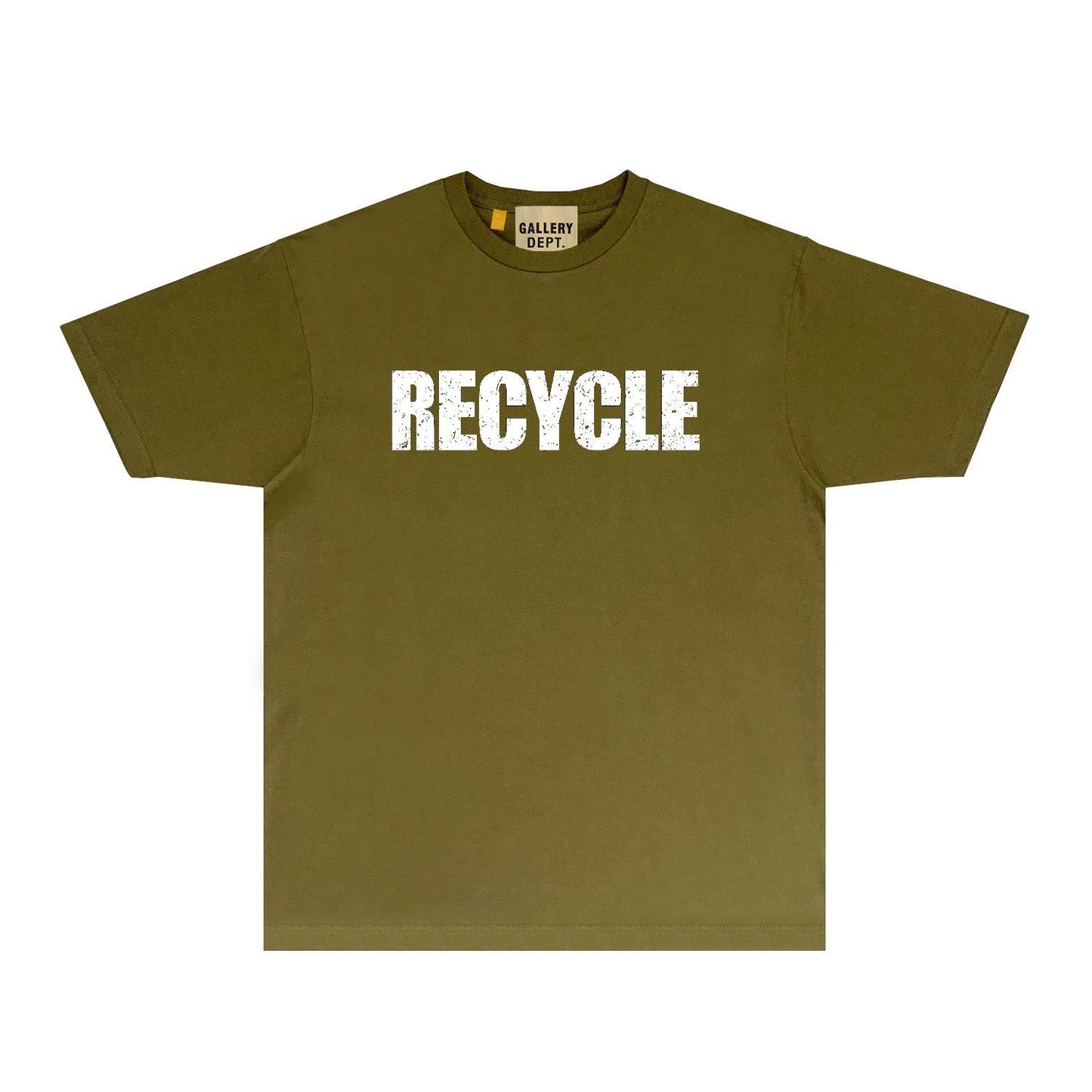 Gallery Dept T Shirt Retro Printed Loose Short-Sleeved Shirt
