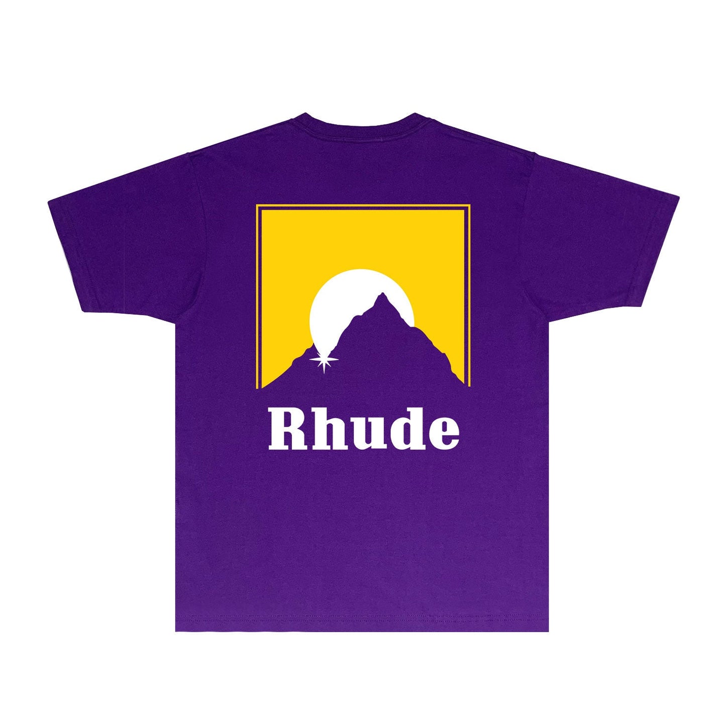 Rhude T-shirts Printed Trendy Pure Cotton
