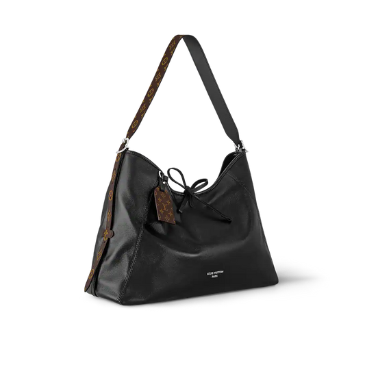 Louis Vuitton Carryall Vibe MM Black Handbag