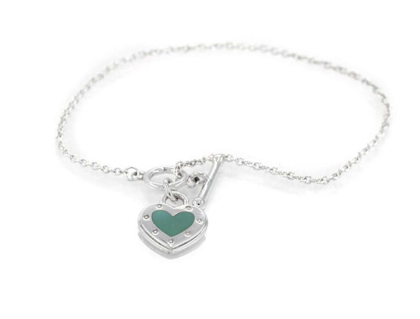 Tiffany Love Heart Blue Bracelet