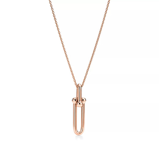 Tiffany Hardwear Drop Double Link Pendant Necklace