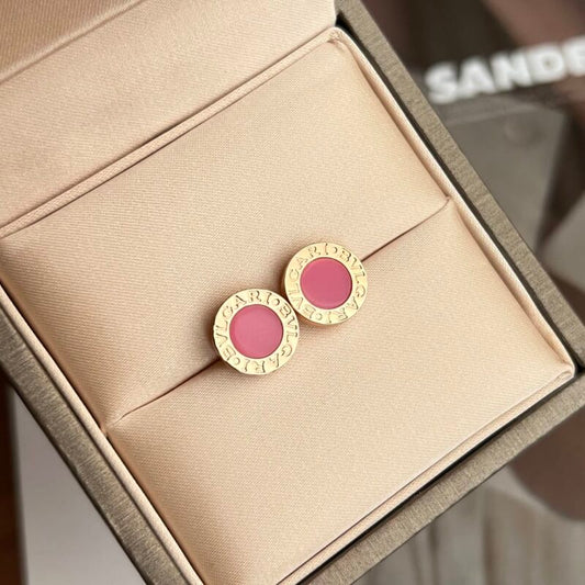 Bvlgari Earrings Cluster Pink MOP