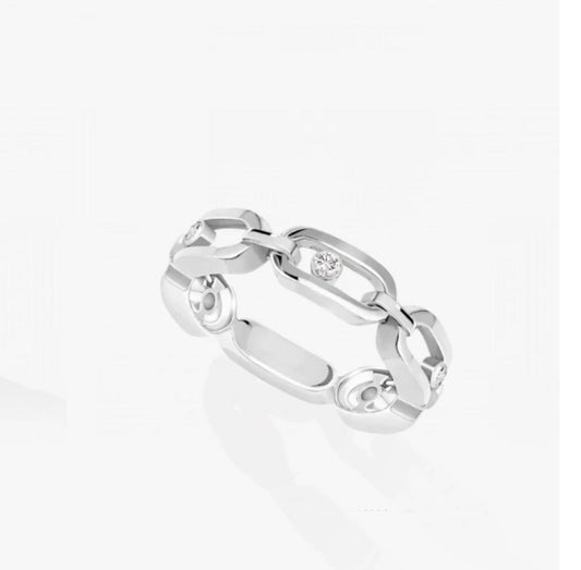 Messika Move Link Cubic Zirconia Ring